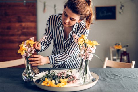 How to make grocery store flowers look like they came from a florist