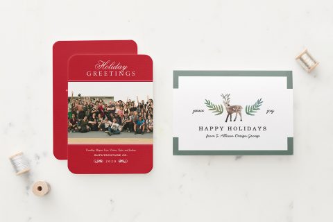How to design a corporate holiday card