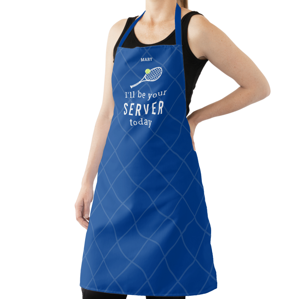Tennis Personalized Server Apron