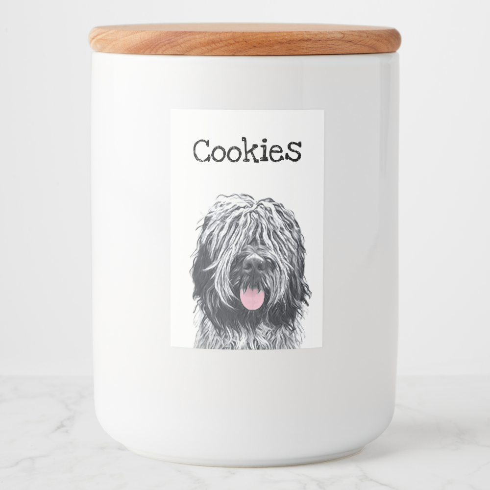 Schapendoes Dutch sheepdog Food Label