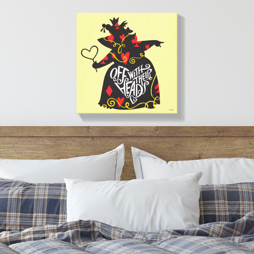 The Queen of Hearts | Off with Their Heads Canvas Print