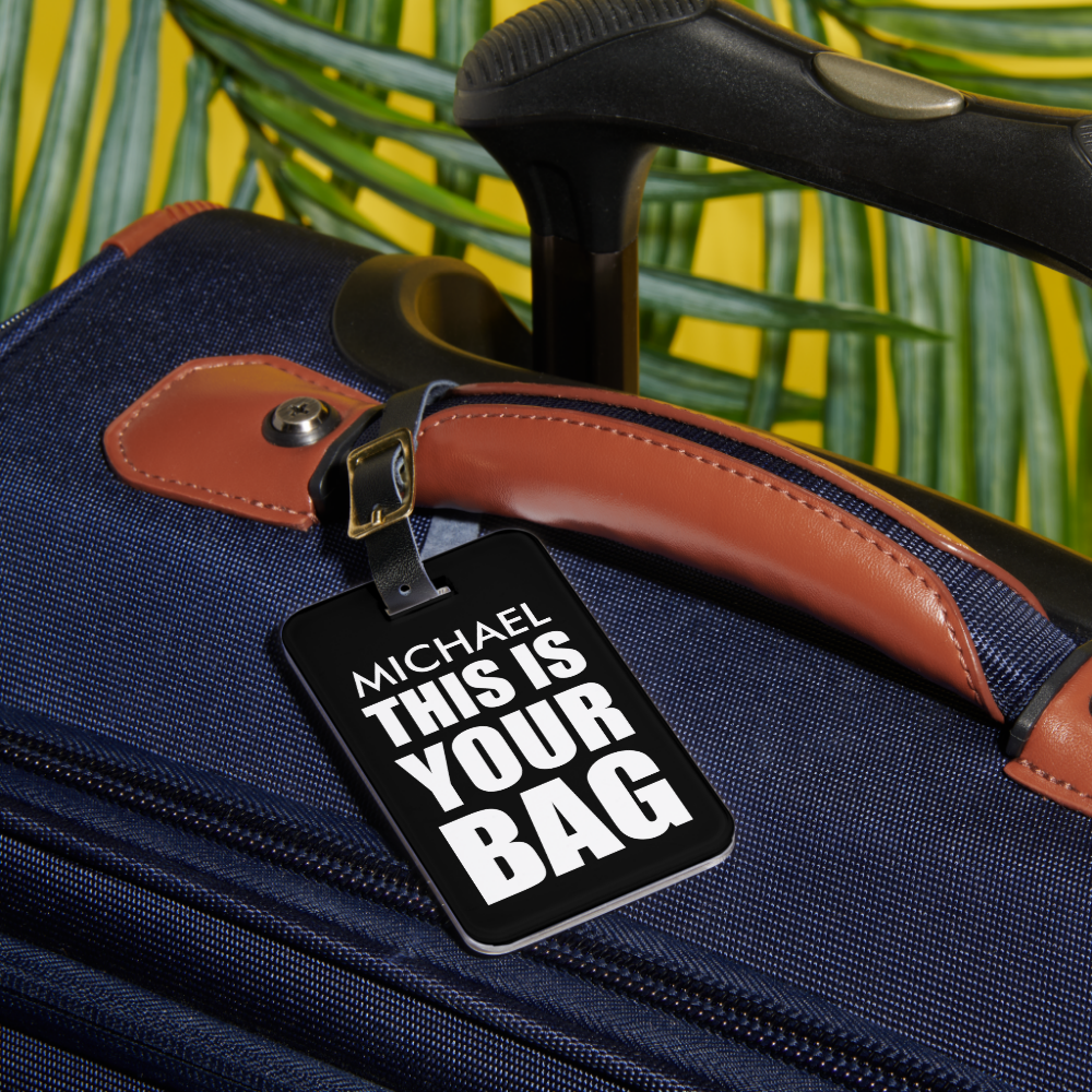 Funny Personalized Bag Attention Travel Luggage Luggage Tag