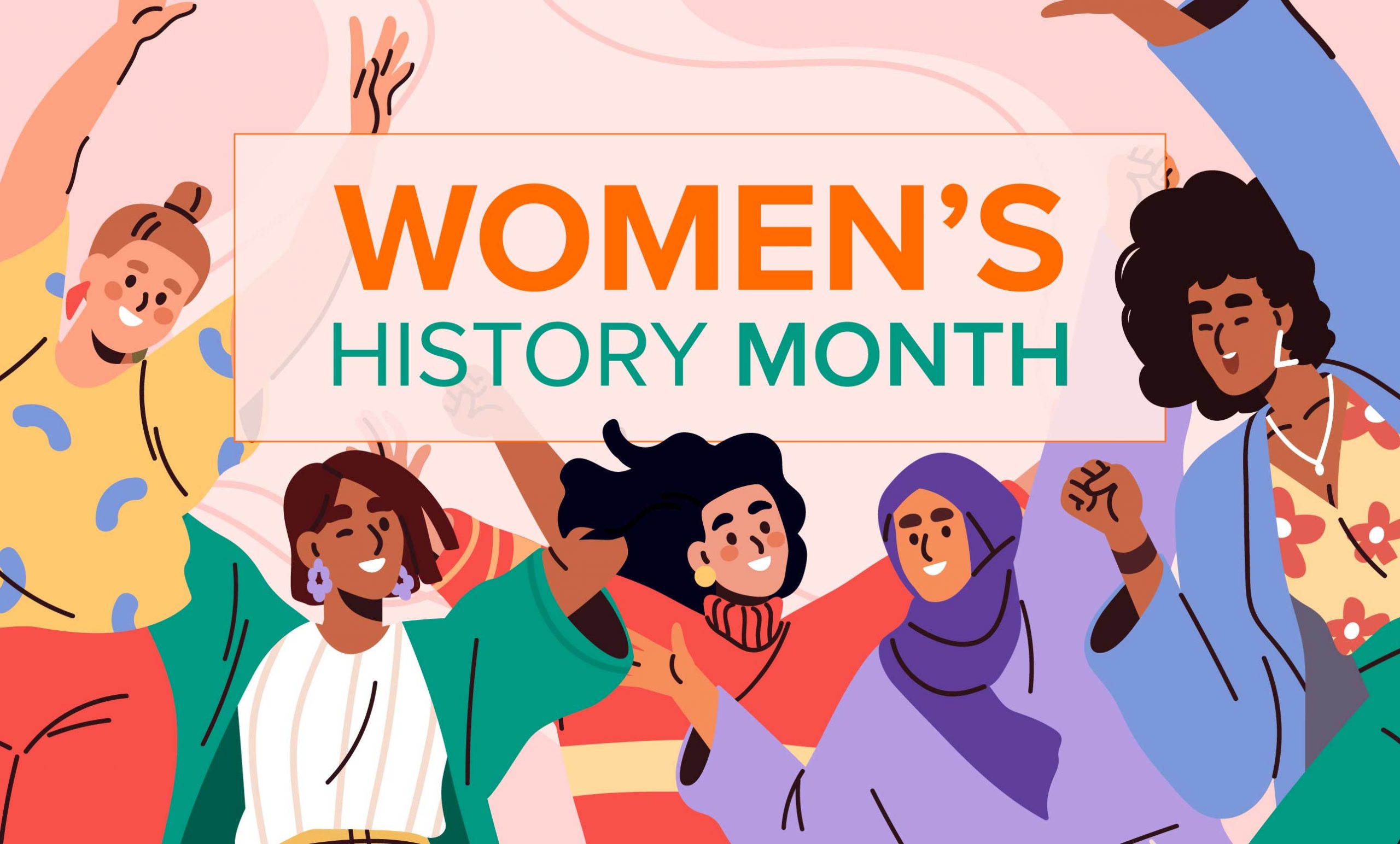 Women Celebrating Womens History Month