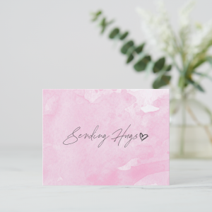 Sending Hugs Postcard